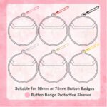 Badge Protective Sleeve 58/75mm