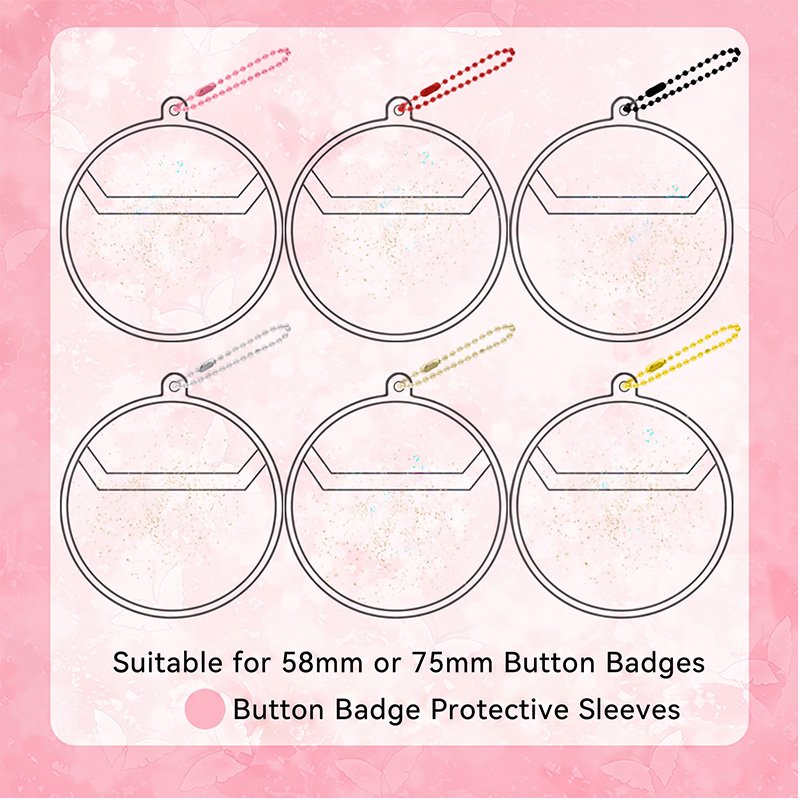 Badge Protective Sleeve 5875mm