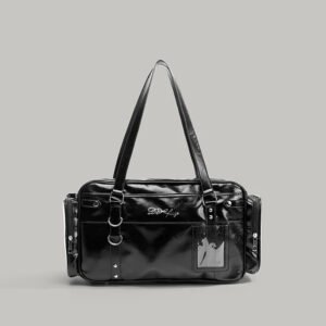 Black Y2K Utility Style Ita Bag