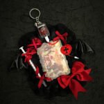 Blood Bag Syringe Photocard Holder Charm