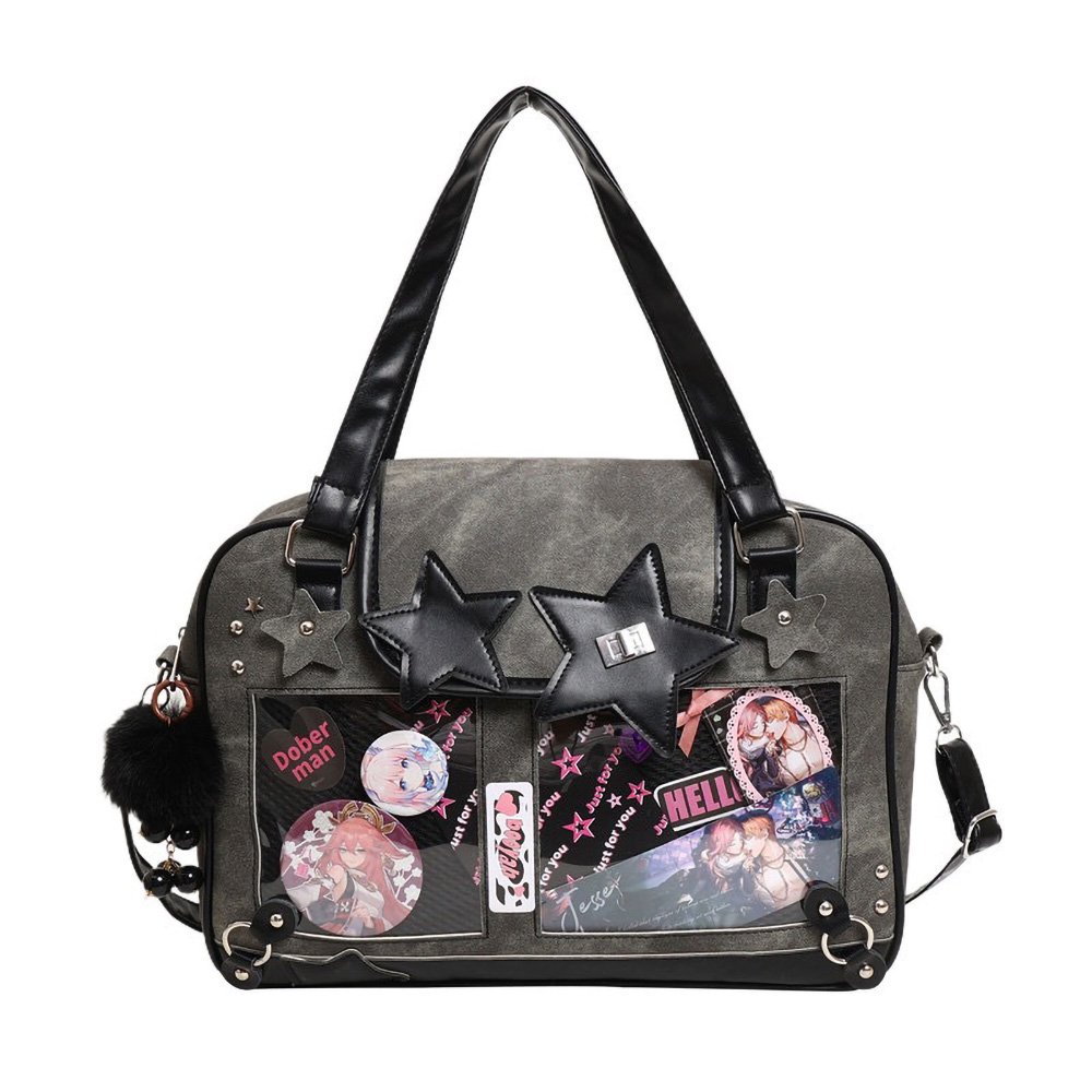 Blue Ita Bag Y2K Sweet Punk Denim Star Tote