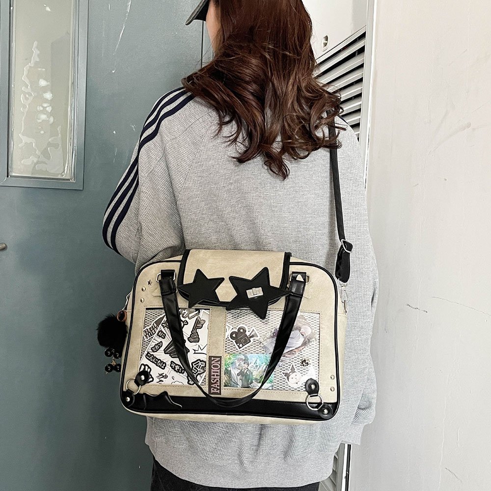 Blue Ita Bag Y2K Sweet Punk Denim Star Tote