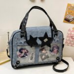 Blue Ita Bag Y2K Sweet Punk Denim Star Tote