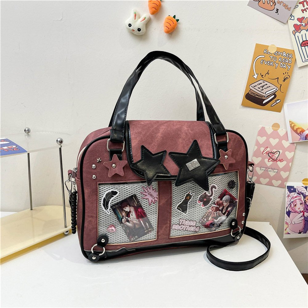 Blue Ita Bag Y2K Sweet Punk Denim Star Tote