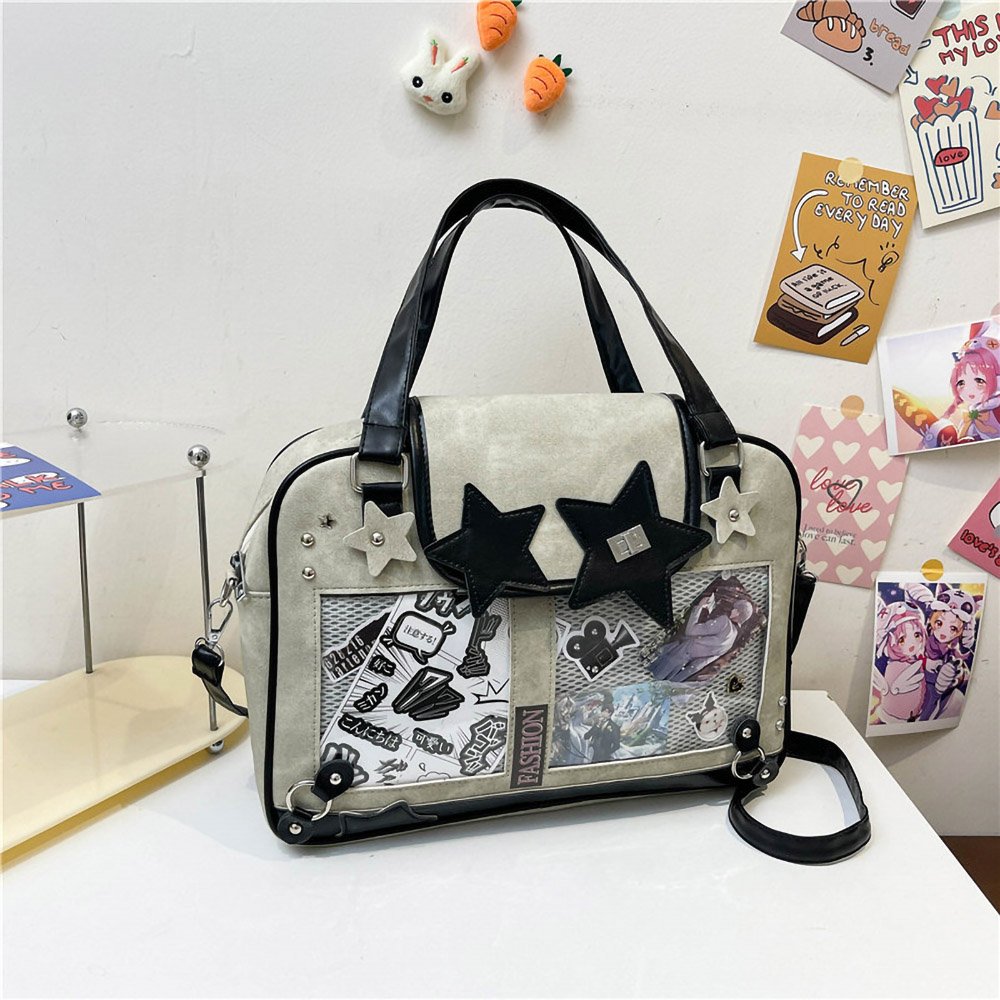 Blue Ita Bag Y2K Sweet Punk Denim Star Tote