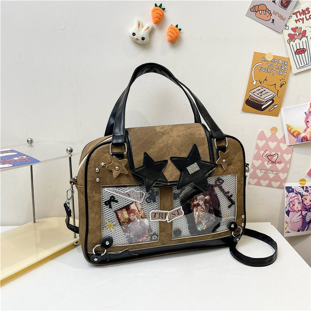Blue Ita Bag Y2K Sweet Punk Denim Star Tote