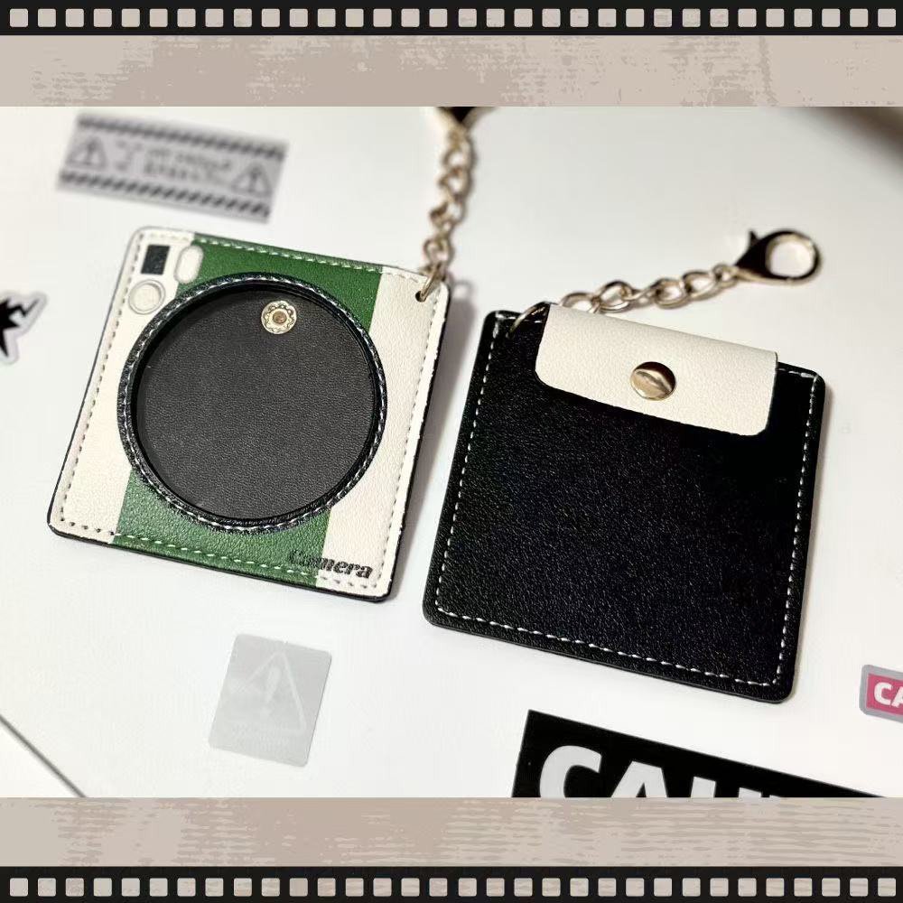 Camera Theme PU Badge Sleeve Pendant