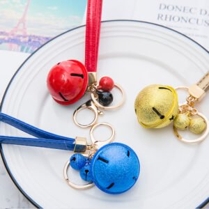 Colorful Jingle Bell Keychain for Ita Bag