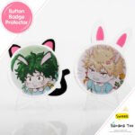Cute Animal Badge Cover for 58mm