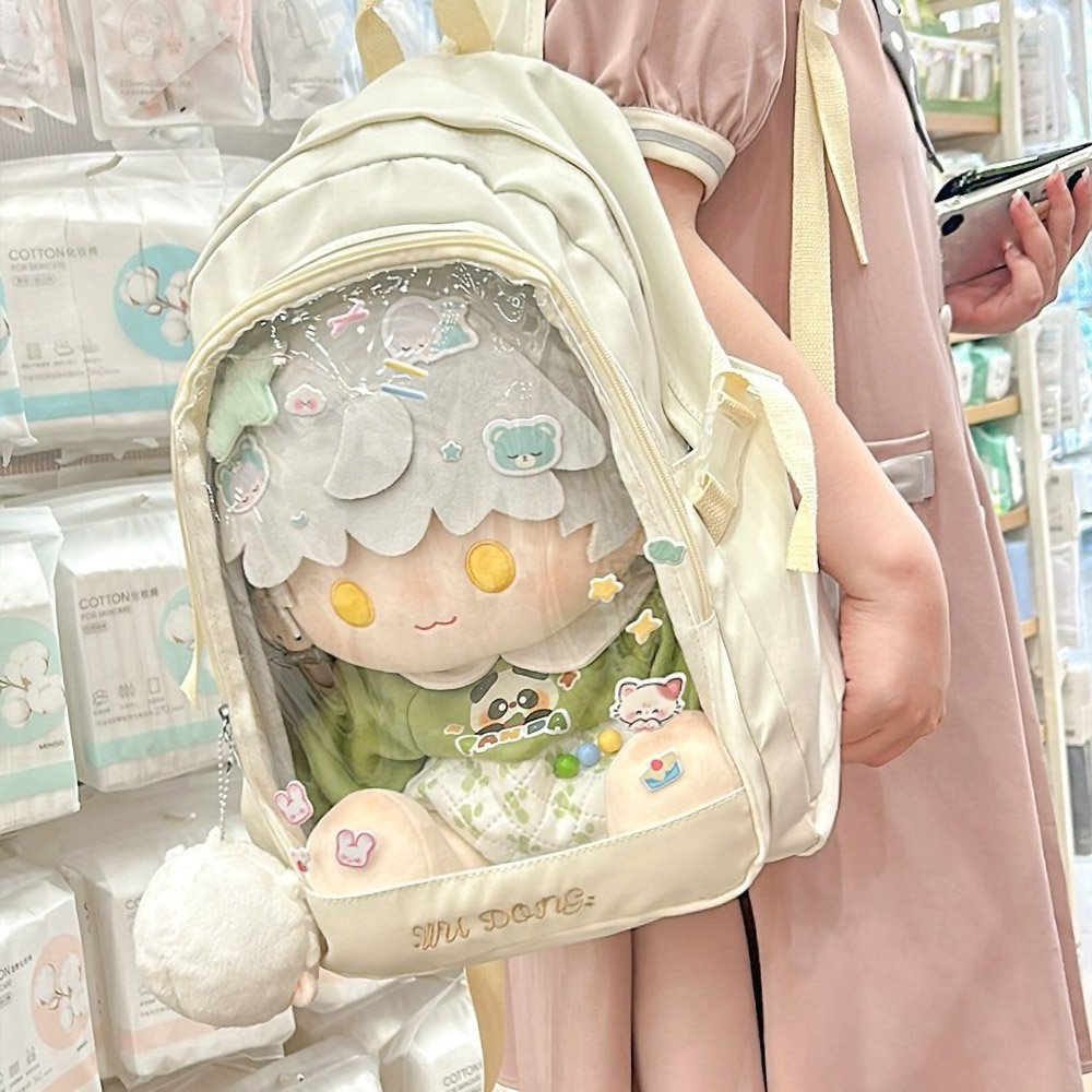 Cute Ita Bag Backpack: Large Capacity Doll Display Bag