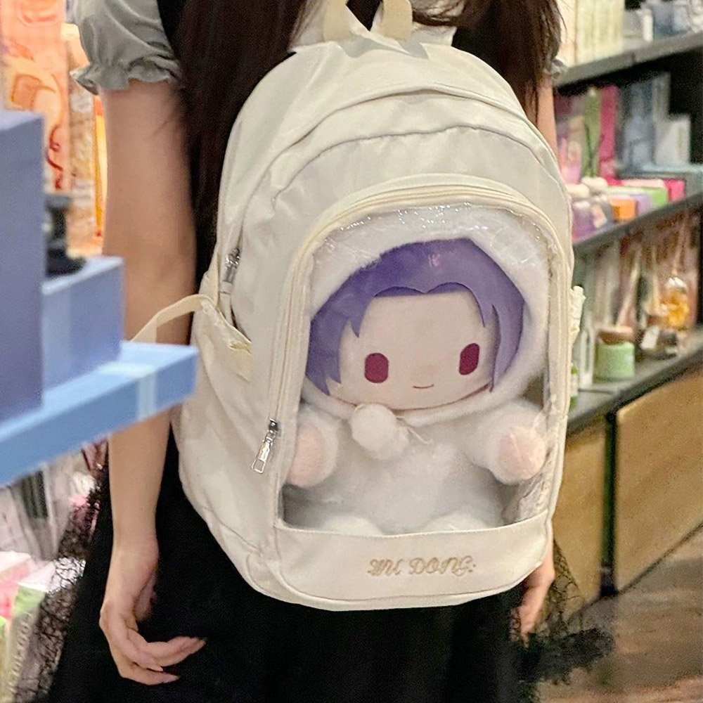 Cute Ita Bag Backpack: Large Capacity Doll Display Bag