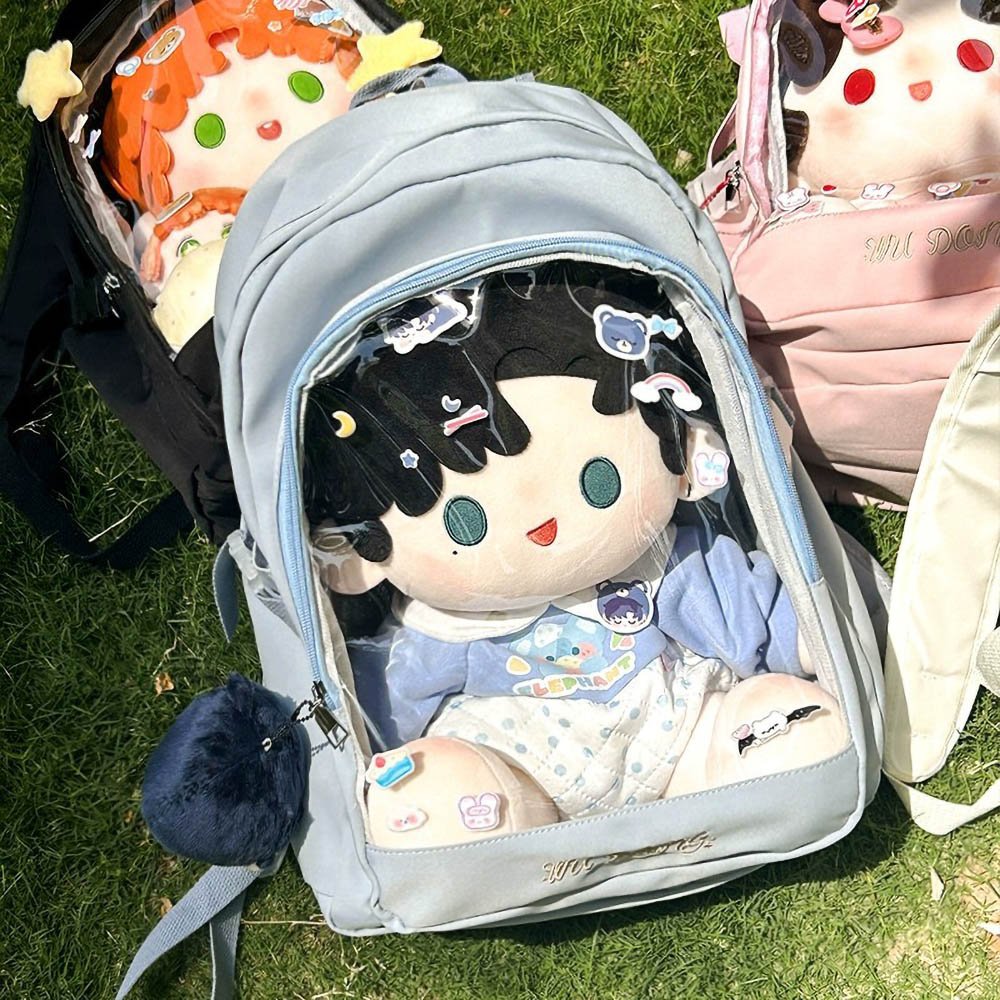 Cute Ita Bag Backpack: Large Capacity Doll Display Bag