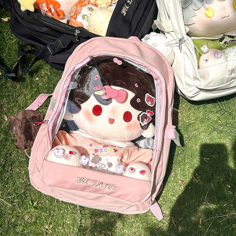 Cute Ita Bag Backpack: Large Capacity Doll Display Bag