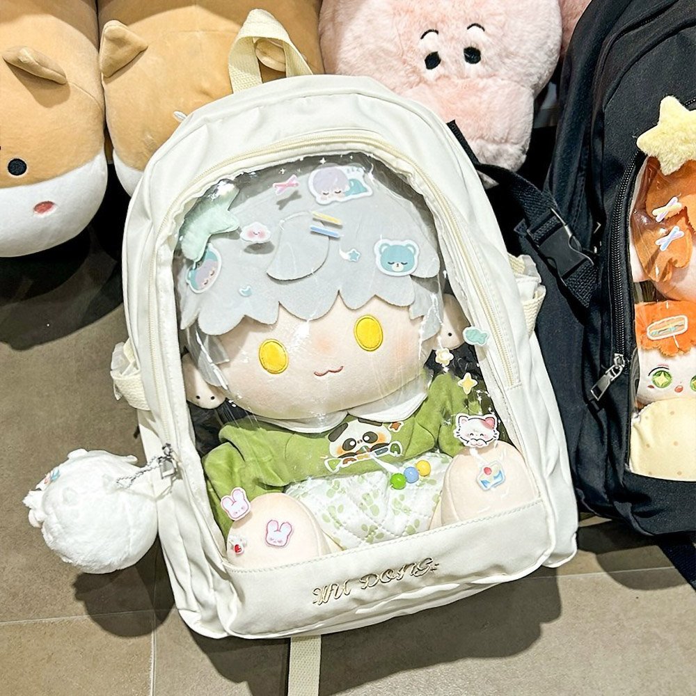 Cute Ita Bag Backpack: Large Capacity Doll Display Bag