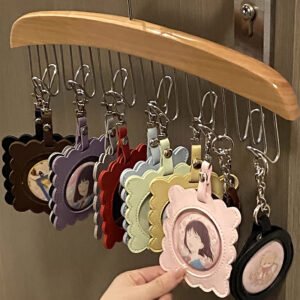 Cute Sunflower Badge Holder Keychain