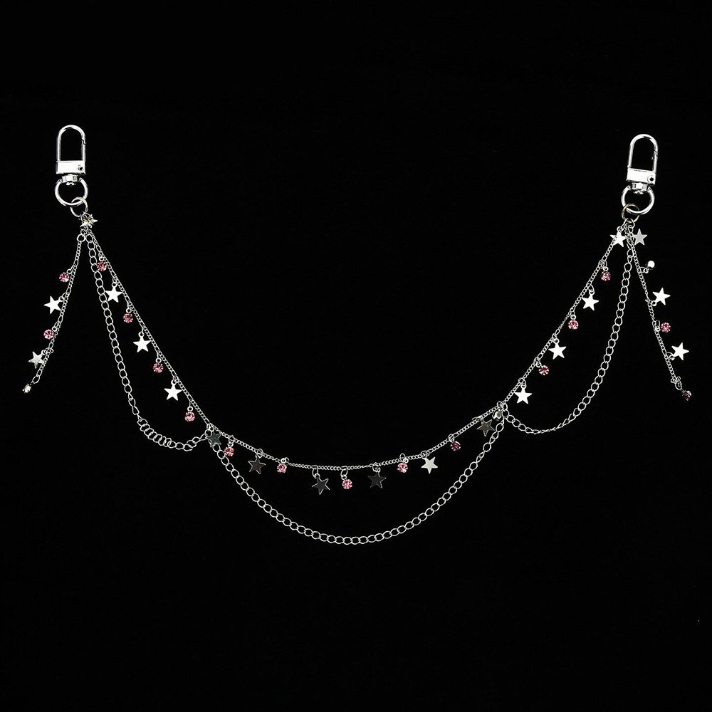 Double-layered Star Itabag Chain
