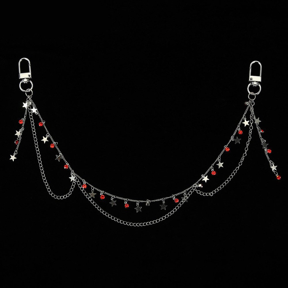 Double-layered Star Itabag Chain