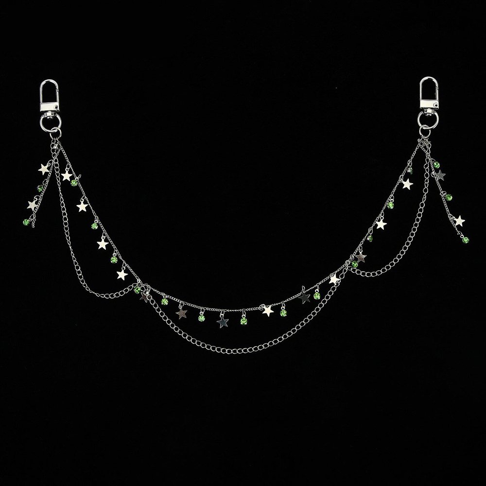 Double-layered Star Itabag Chain
