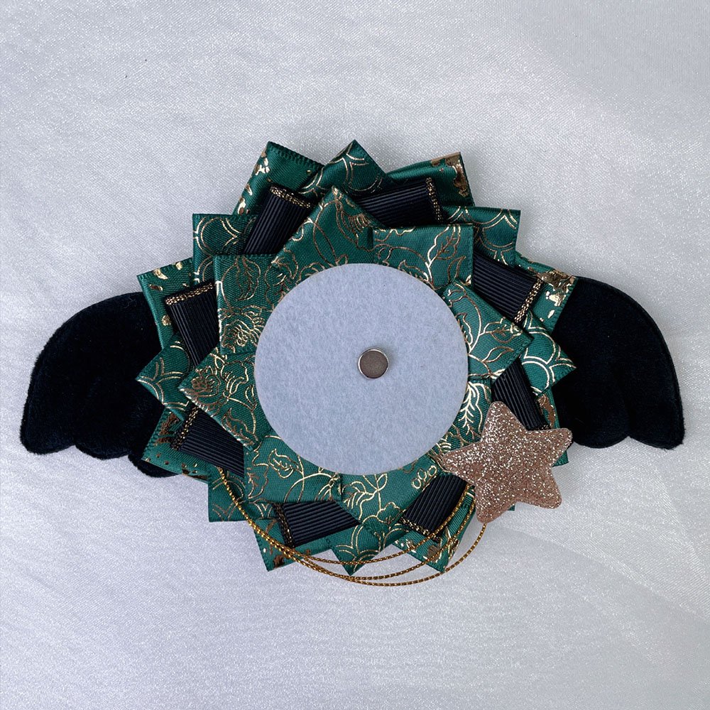 Gold Foil Fallen Angel Pin Rosette