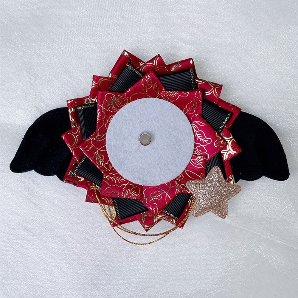 Gold Foil Fallen Angel Pin Rosette