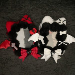 Goth Bat Plush Card Sleeve