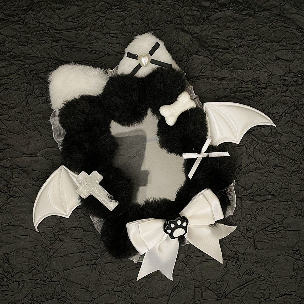 Goth Bat Plush Card Sleeve
