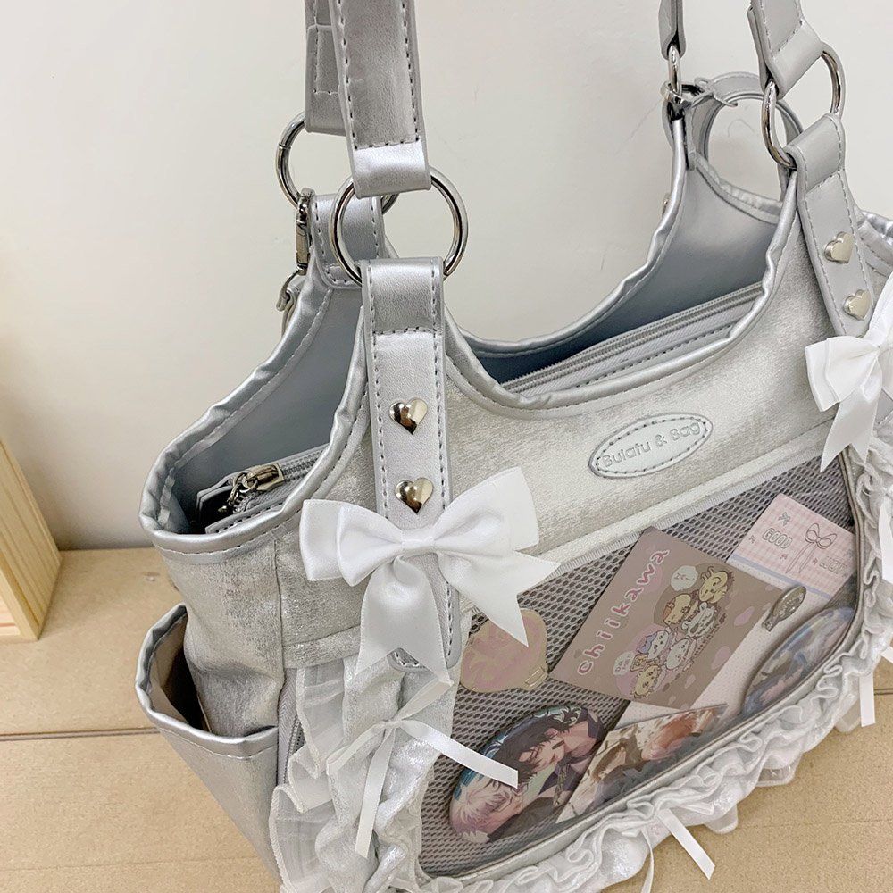 Goth Ita Bag Jirai Kei Lace Shoulder Bag