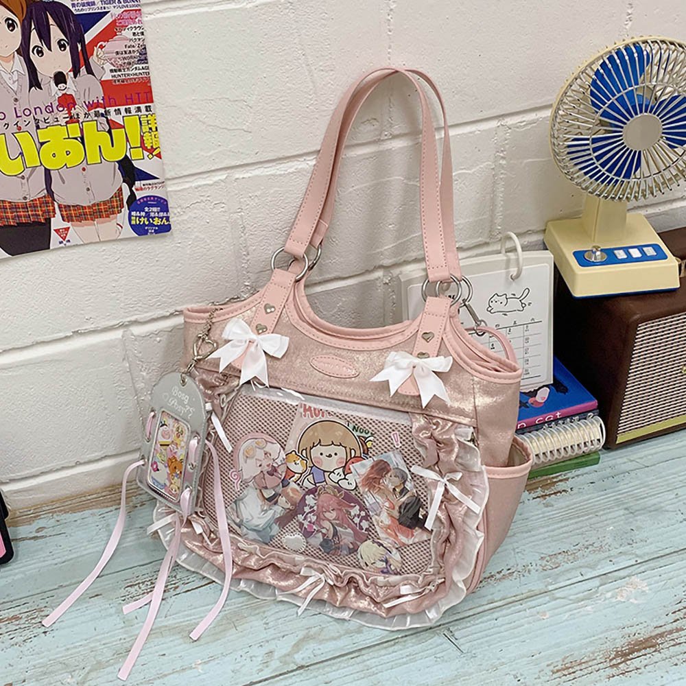 Goth Ita Bag Jirai Kei Lace Shoulder Bag