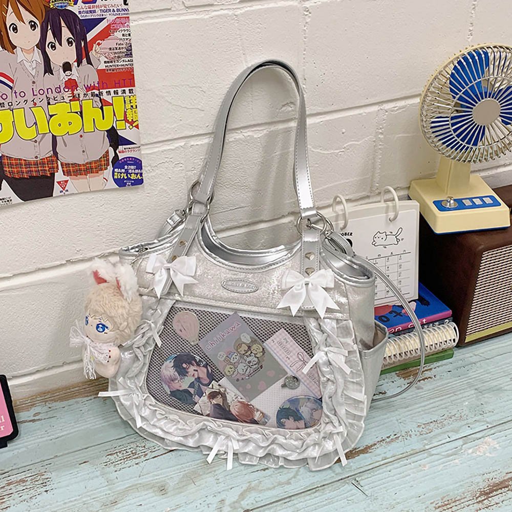 Goth Ita Bag Jirai Kei Lace Shoulder Bag