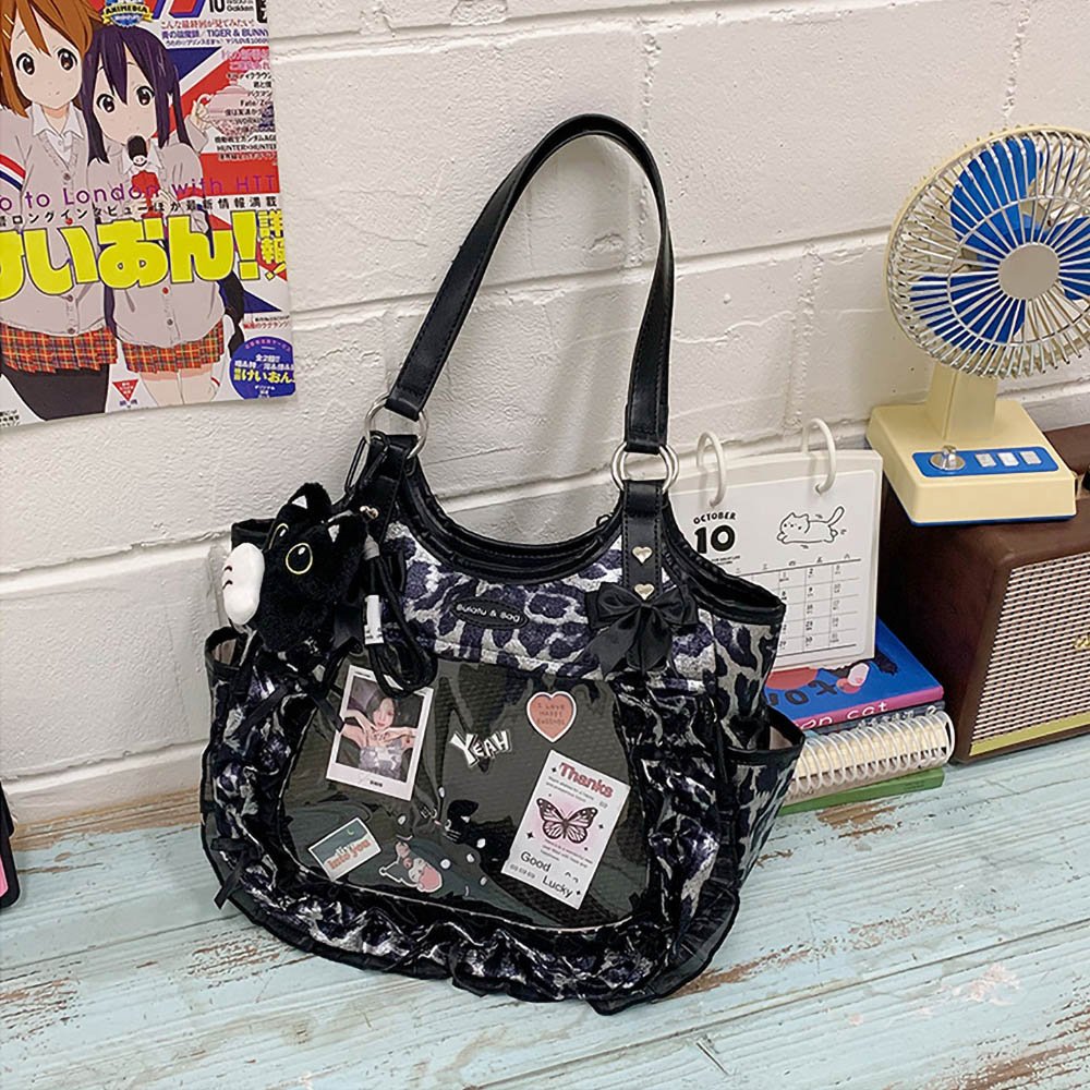 Goth Ita Bag Jirai Kei Lace Shoulder Bag