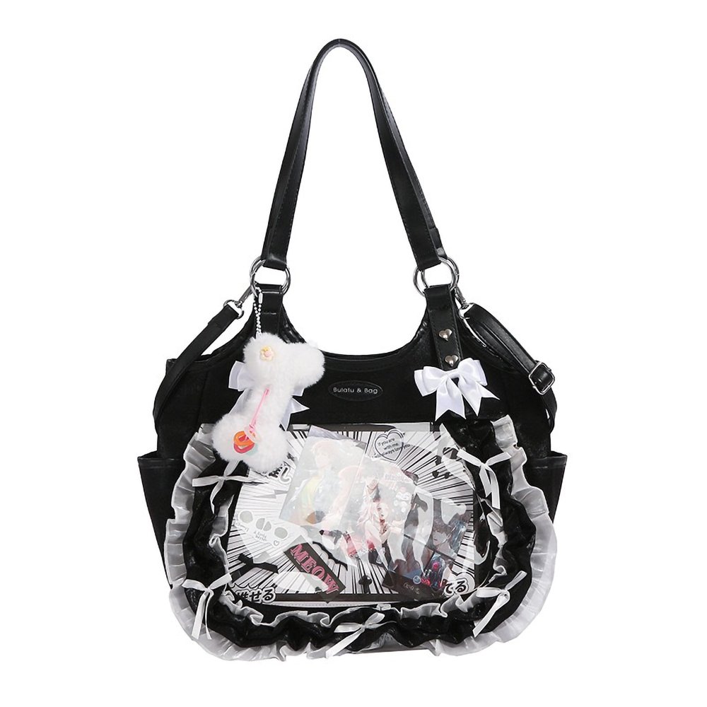 Goth Ita Bag Jirai Kei Lace Shoulder Bag