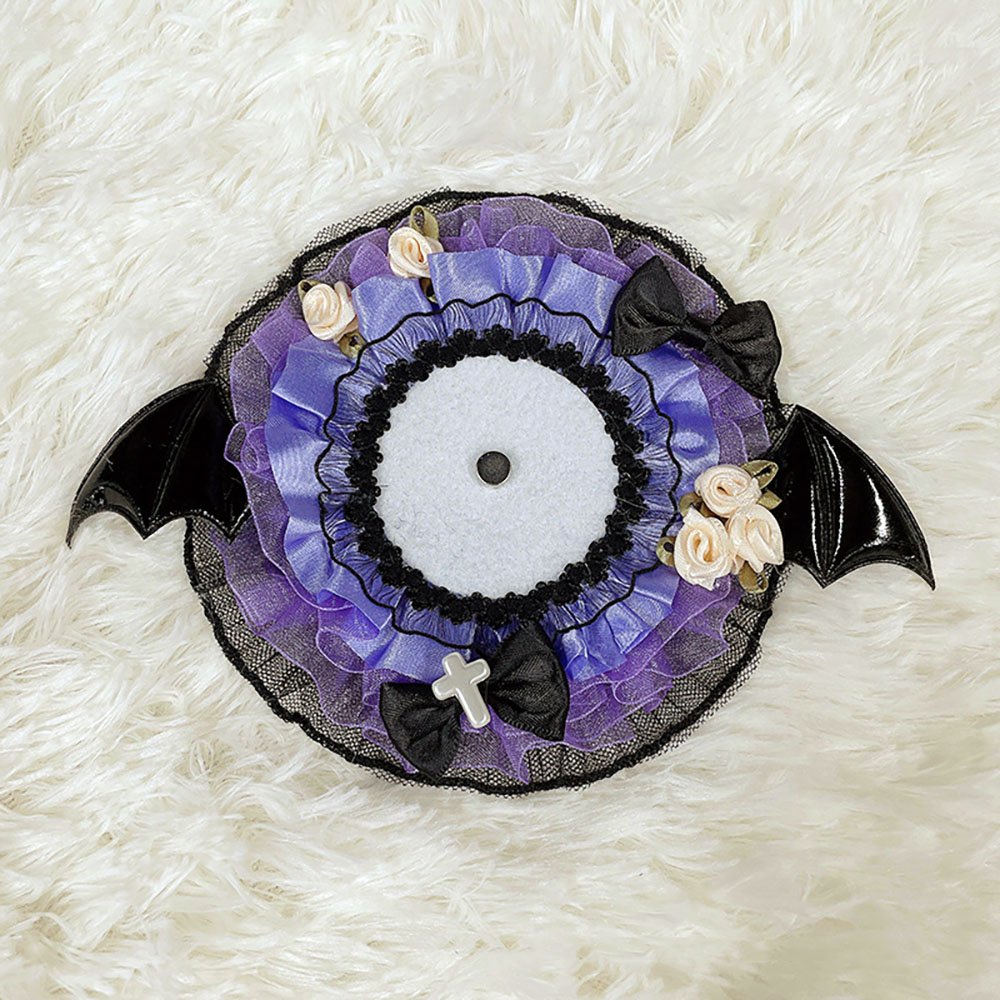 Gothic Demon Bat Wing Pin Rosette
