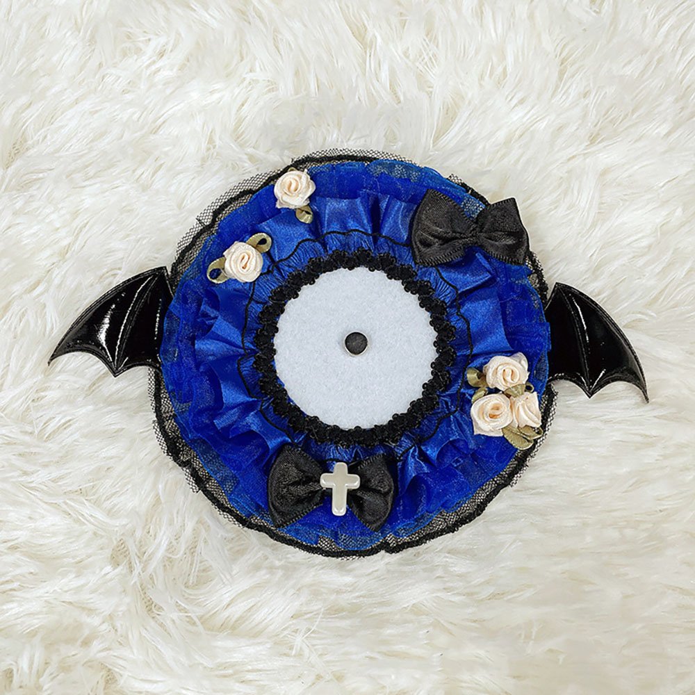 Gothic Demon Bat Wing Pin Rosette