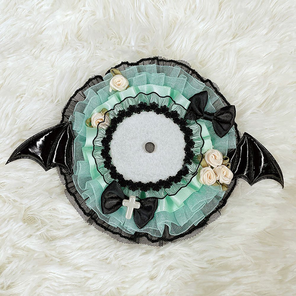 Gothic Demon Bat Wing Pin Rosette