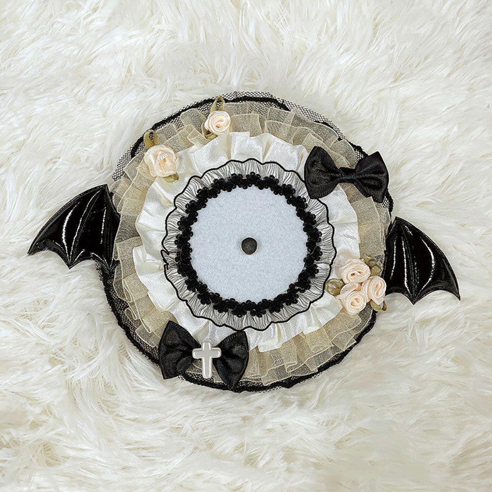 Gothic Demon Bat Wing Pin Rosette
