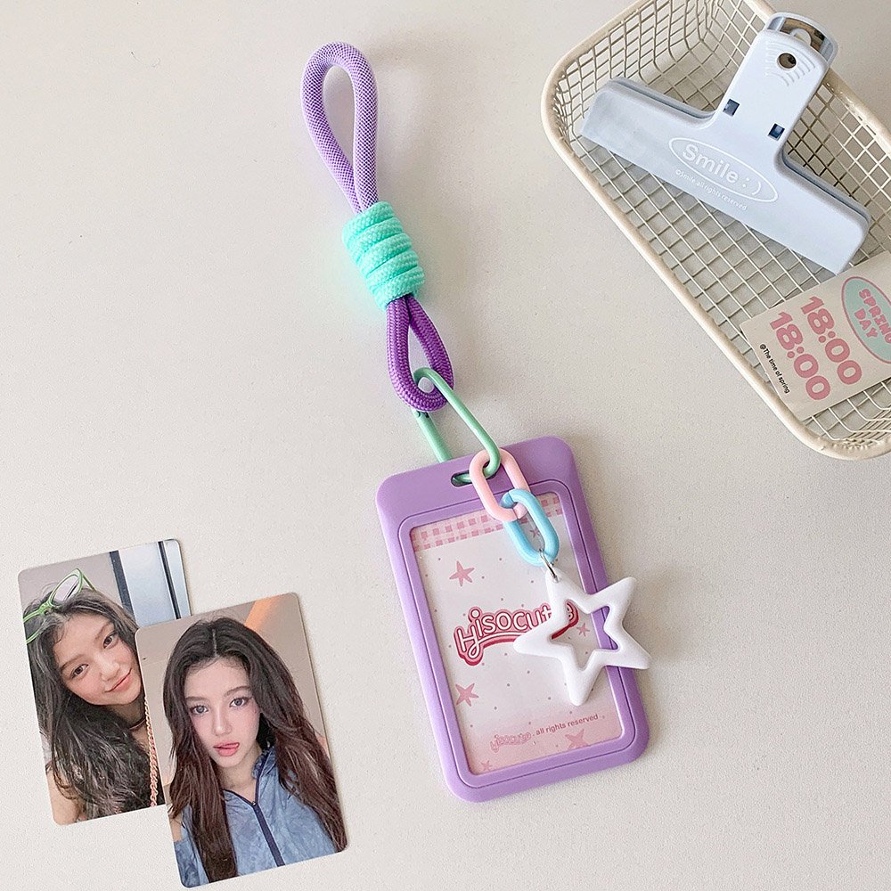 Hollow Star Photocard Holder Itabag Charm
