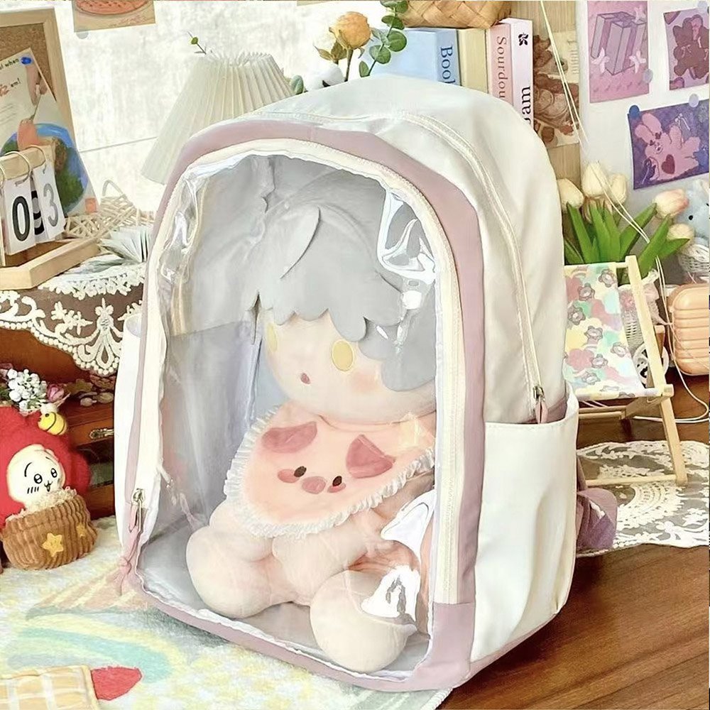 Ita Bag Backpack Large Clear Window Doll Bag