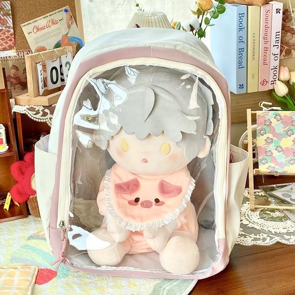 Ita Bag Backpack Large Clear Window Doll Bag