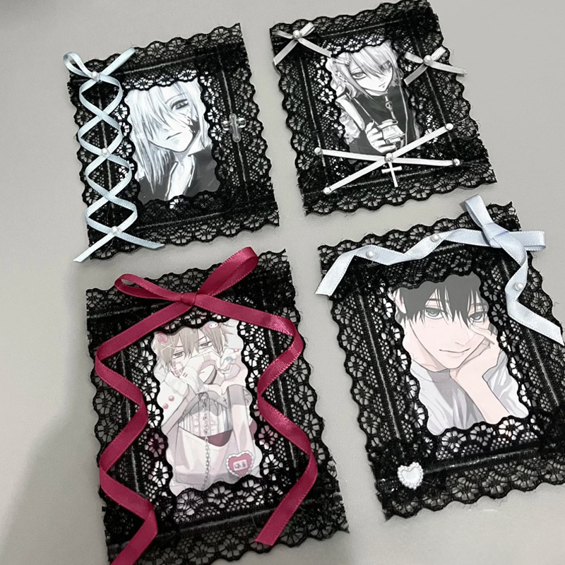 Jirai Kei Lace Card Holder Photo Frame