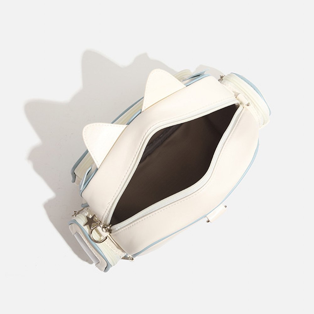 Kawaii Cat Ear Black Ita Bag Backpack Clear Window