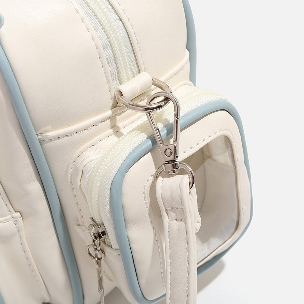 Kawaii Cat Ear Black Ita Bag Backpack Clear Window