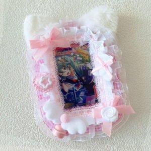 Kawaii Cat Ear Plush Photocard Holder