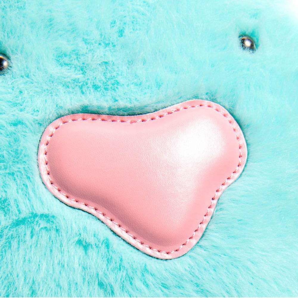Kawaii Monster Claw Plush Ita Bag Heart Clear Window