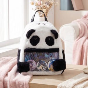 Kawaii Panda Plush Ita Bag Backpack Clear Window