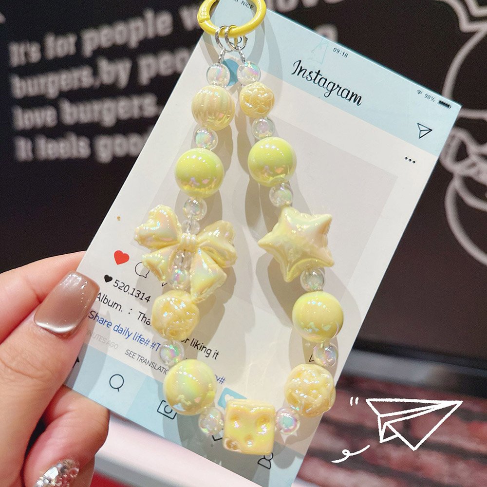 Kawaii Star Bow Beaded Ita Bag Charm