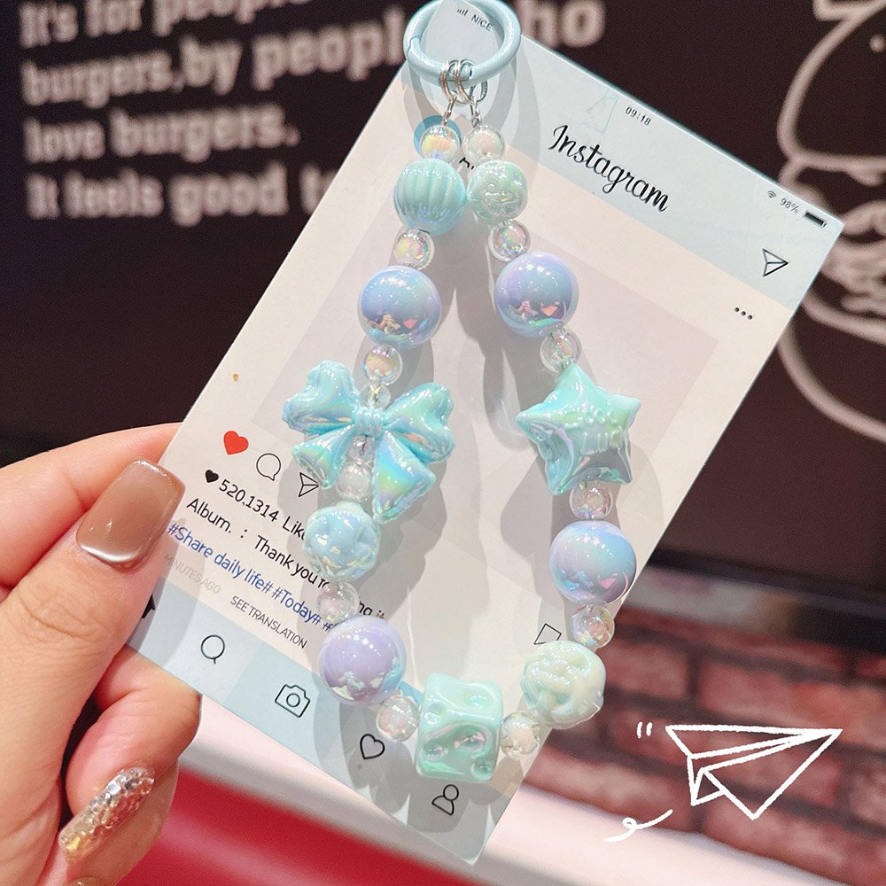 Kawaii Star Bow Beaded Ita Bag Charm