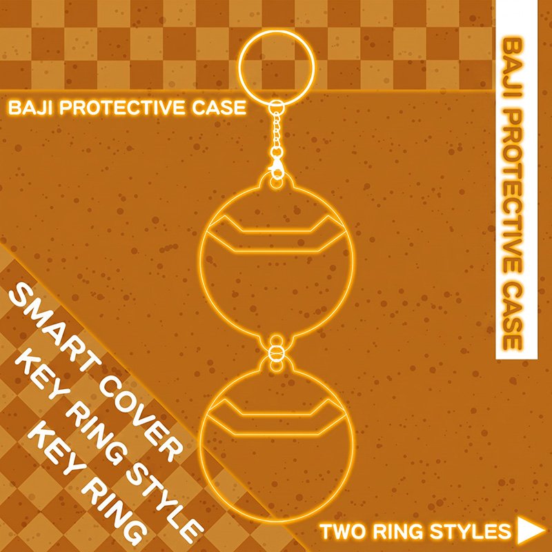 Linked Badge Protector 5.8cm 2-4Pack