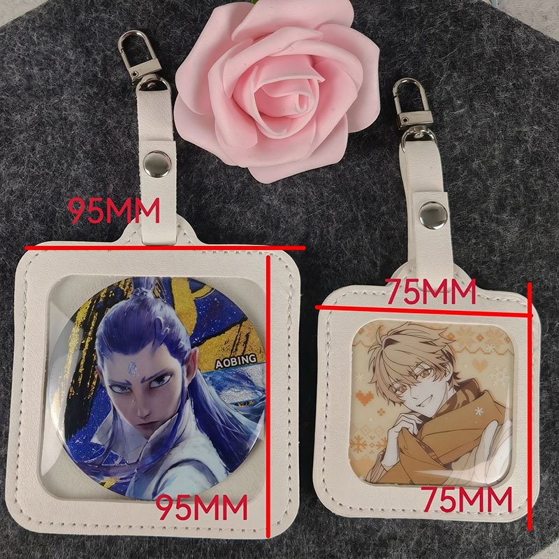 PU Photocard Holder Keychain
