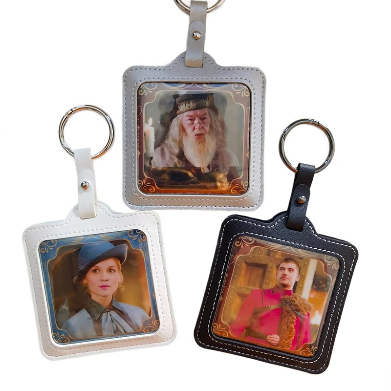 PU Photocard Holder Keychain