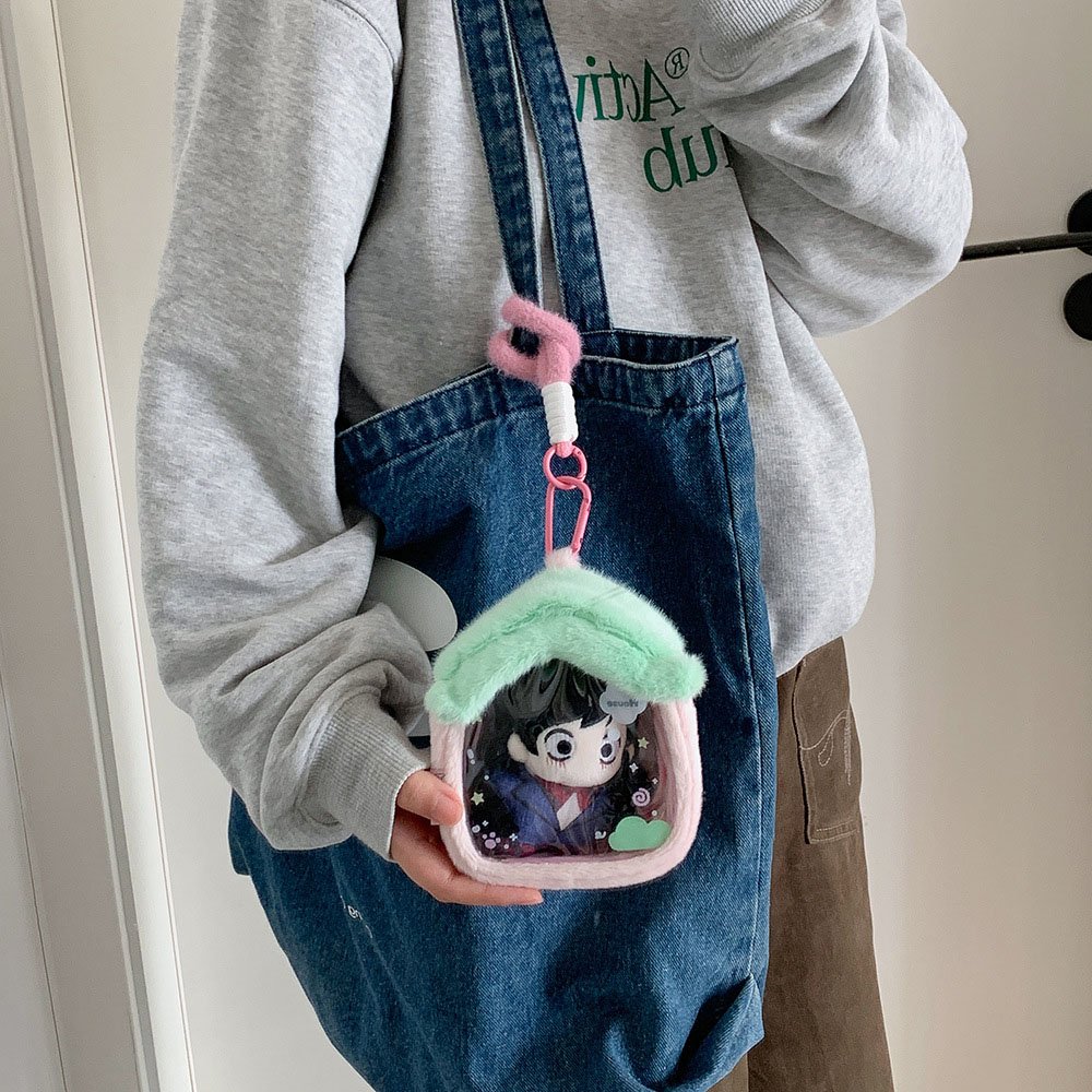 Plush House Shape Doll Itabag Charm